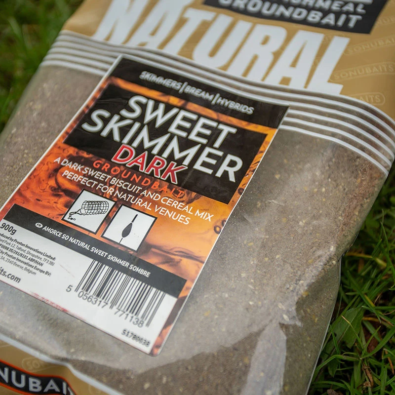 Sonubaits So Natural Sweet Skimmer Dark Groundbait 1kg